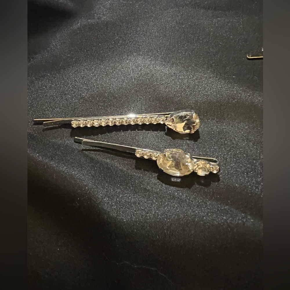 Elegant Crystal Hair Clips